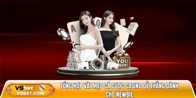 Tổng hợp vài mẹo cá cược casino dễ thắng dành cho newbie